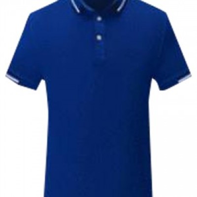 SKP026 Manufacturing short-sleeved POLO shirt Fashion design color collar POLO shirt POLO shirt center 45 degree